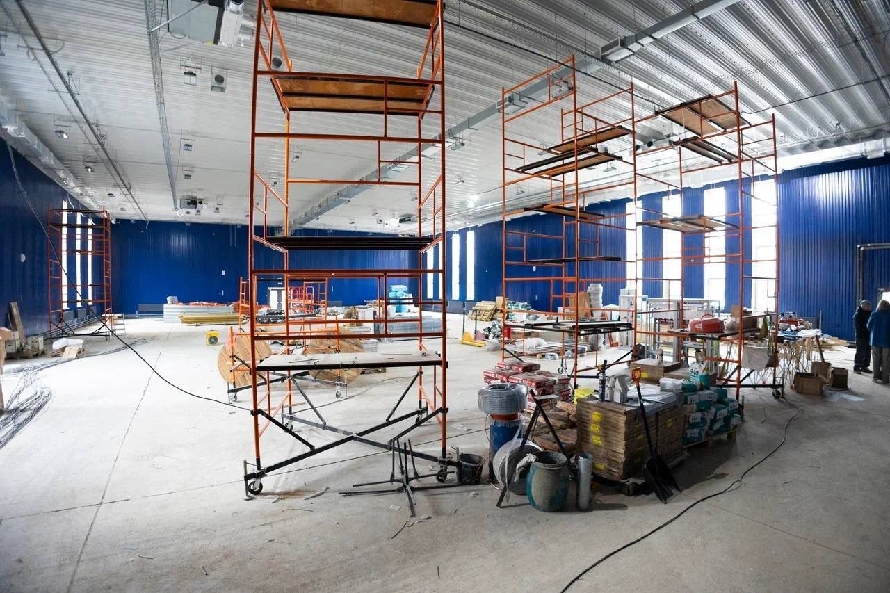 В Смоленске продолжается строительство центра настольного тенниса на проспекте Гагарина В Смоленске продолжается строительство центра настольного тенниса на проспекте Гагарина