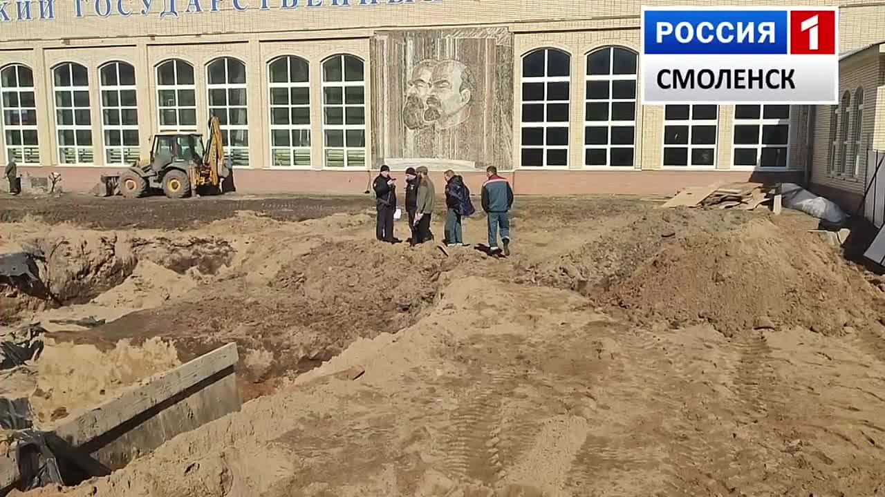 Археологи обнаружили сегодня снаряд времен Великой Отечественной войны в раскопе на улице Пржевальского