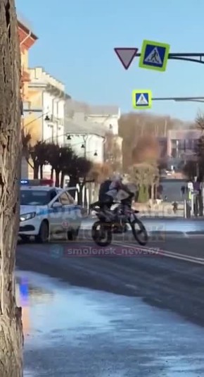 Полицейские устроили облаву на питбайкеров в Смоленске