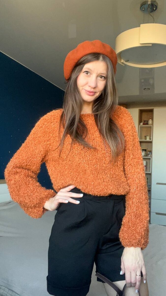 Оранжевый цвет: яркий тренд зимнего гардероба