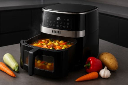 Легкое овощное рагу: готовьте всего за 25 минут в аэрогриле