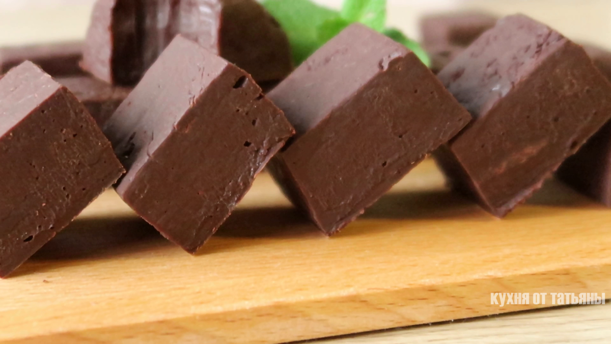 Вкусная помадка всего из двух ингредиентов: легкий десерт без выпечки