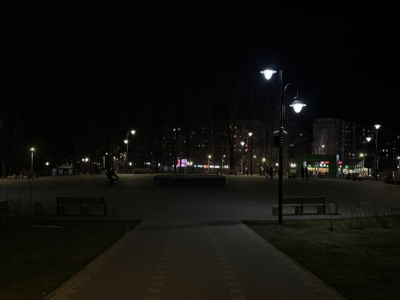 Глава города проверил качество освещения в смоленских парках Глава города проверил качество освещения в смоленских парках