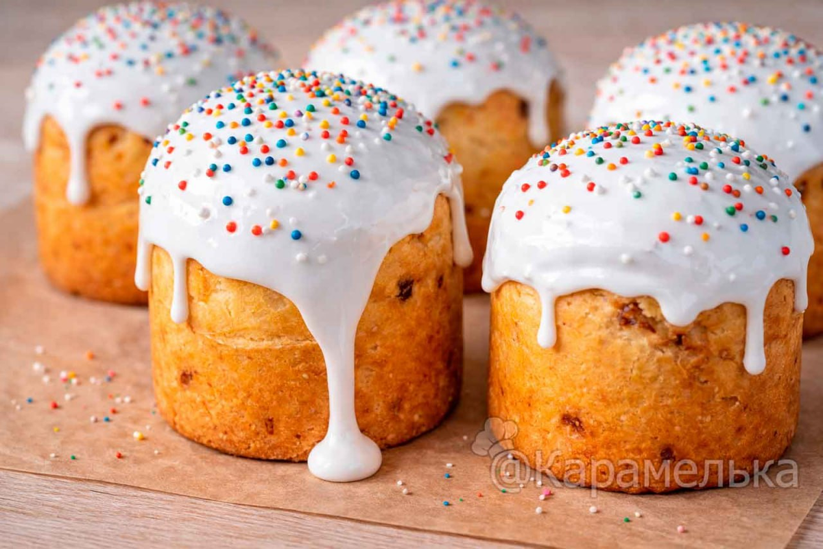 Белоснежная глазурь для кулича, которая не разочарует