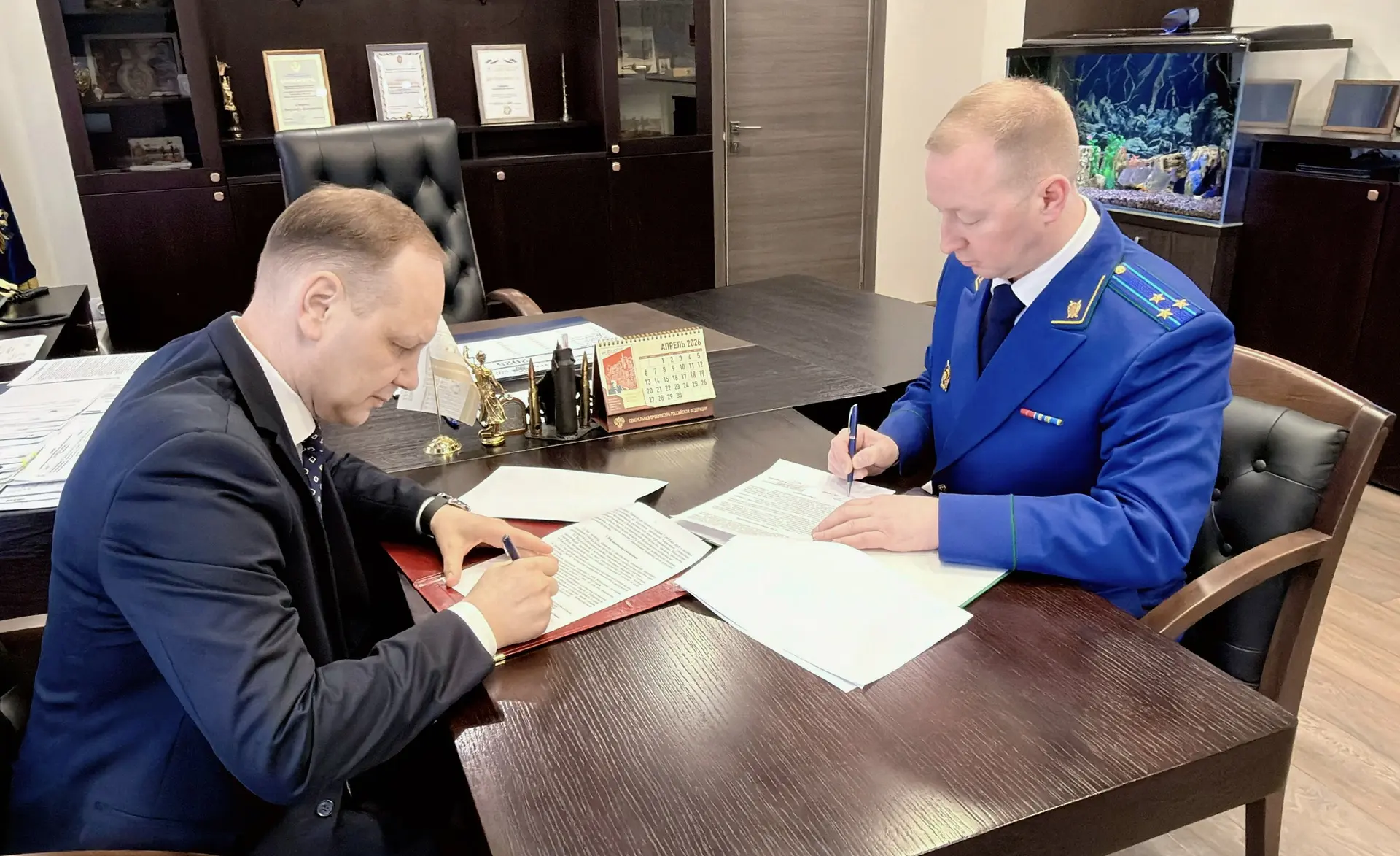 Прокуратура Смоленской области и Управление Министерства юстиции Российской Федерации по Смоленской области заключили соглашение о взаимодействии