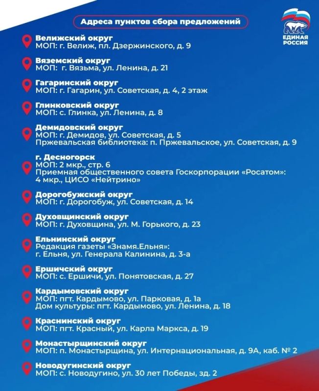 Артём Туров: На Смоленщине идёт сбор предложений в обновленную Народную программу партии Артём Туров: На Смоленщине идёт сбор предложений в обновленную Народную программу партии