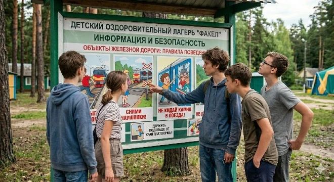 Транспортные полицейские Смоленска совместно с сотрудниками МЧС провели профилактическую встречу с воспитанниками ДОЛ «Факел» Транспортные полицейские Смоленска совместно с сотрудниками МЧС провели профилактическую встречу с воспитанниками ДОЛ «Факел»