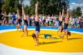 В парке «Соловьиная роща» отметили День физкультурника