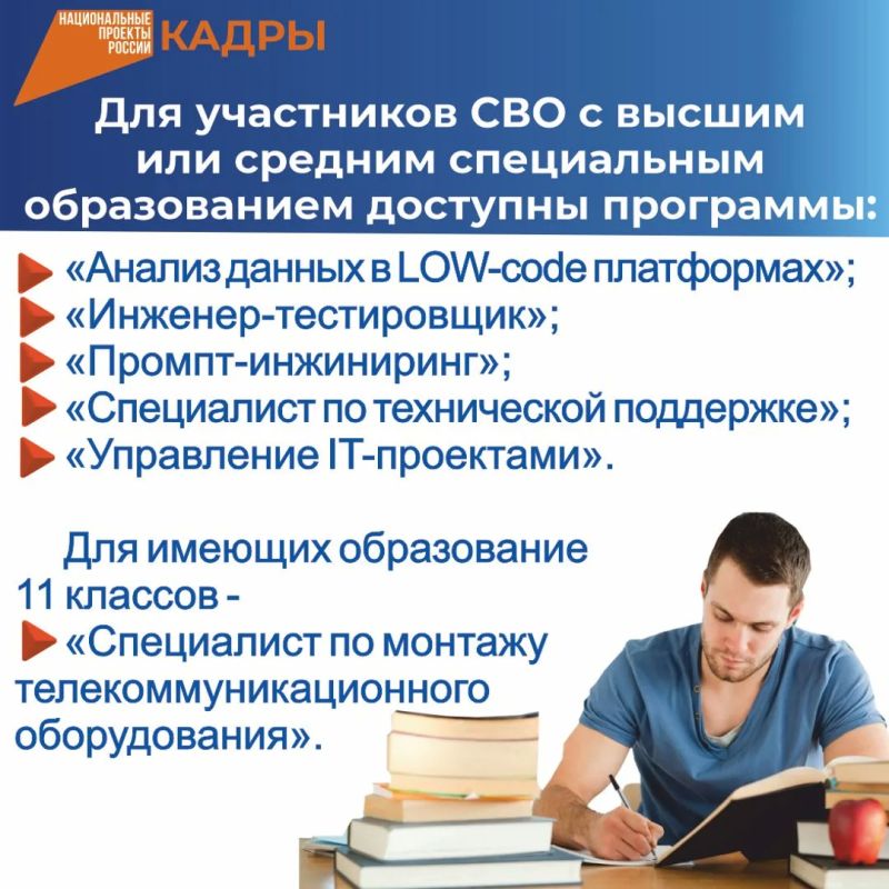 В Смоленской области продолжает действовать программа профессионального обучения для ветеранов и действующих участников специальной военной операции В Смоленской области продолжает действовать программа профессионального обучения для ветеранов и действующих участников специальной военной операции