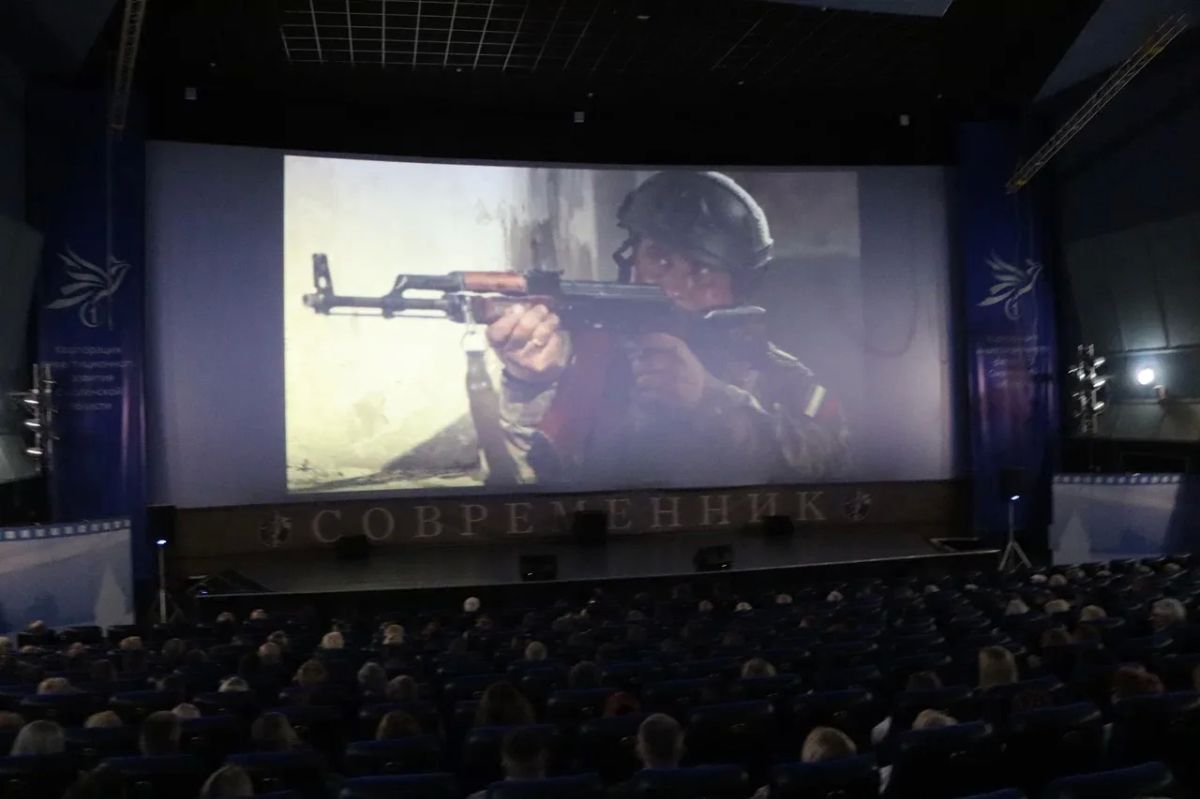 Открыли Неделю патриотического кино! Открыли Неделю патриотического кино!