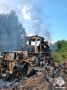 Земельные работы у деревни Каменец завершились полным выгоранием