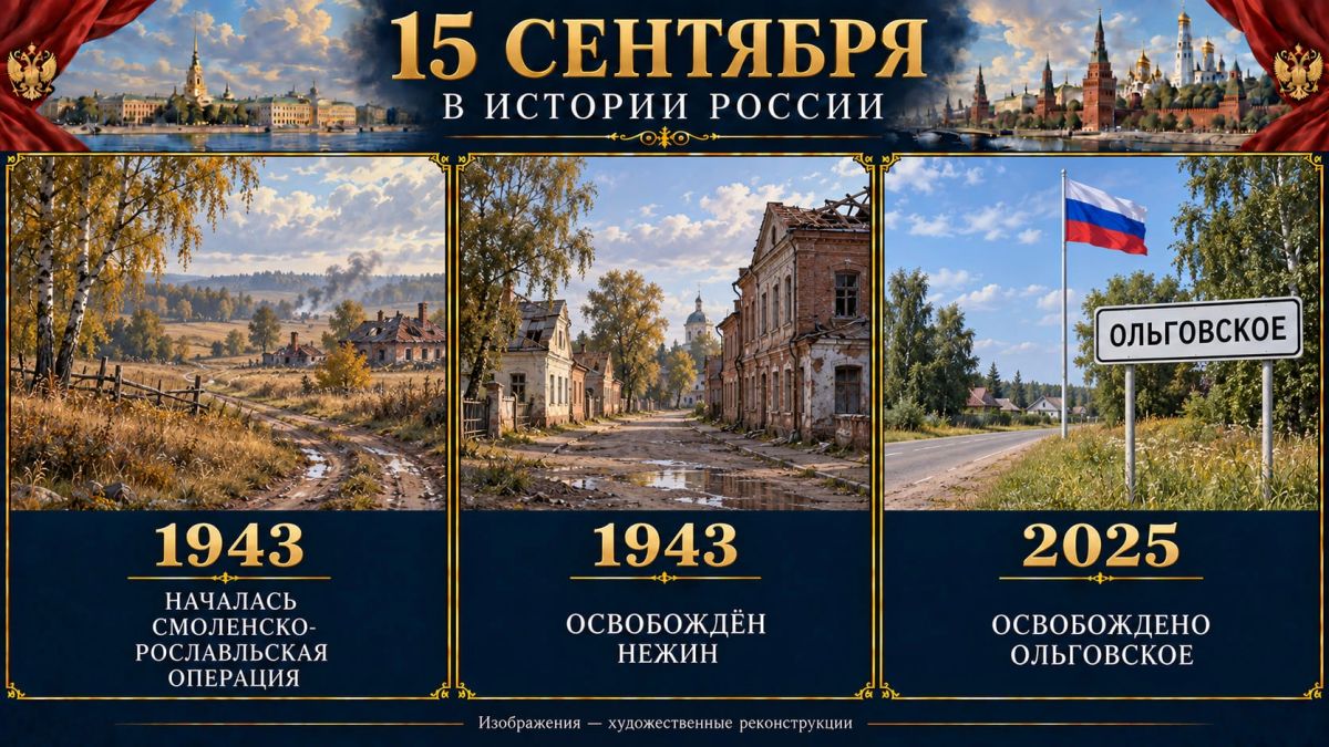 15 сентября в истории России 15 сентября в истории России