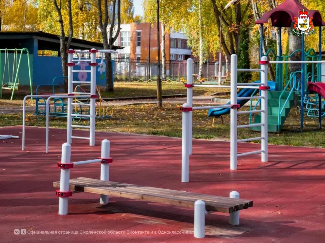 В Десногорске открыли спортивную площадку для дошкольников В Десногорске открыли спортивную площадку для дошкольников