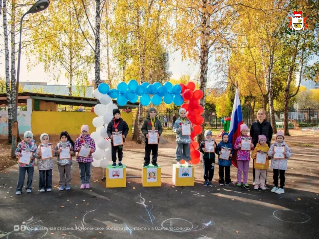 В Десногорске открыли спортивную площадку для дошкольников В Десногорске открыли спортивную площадку для дошкольников