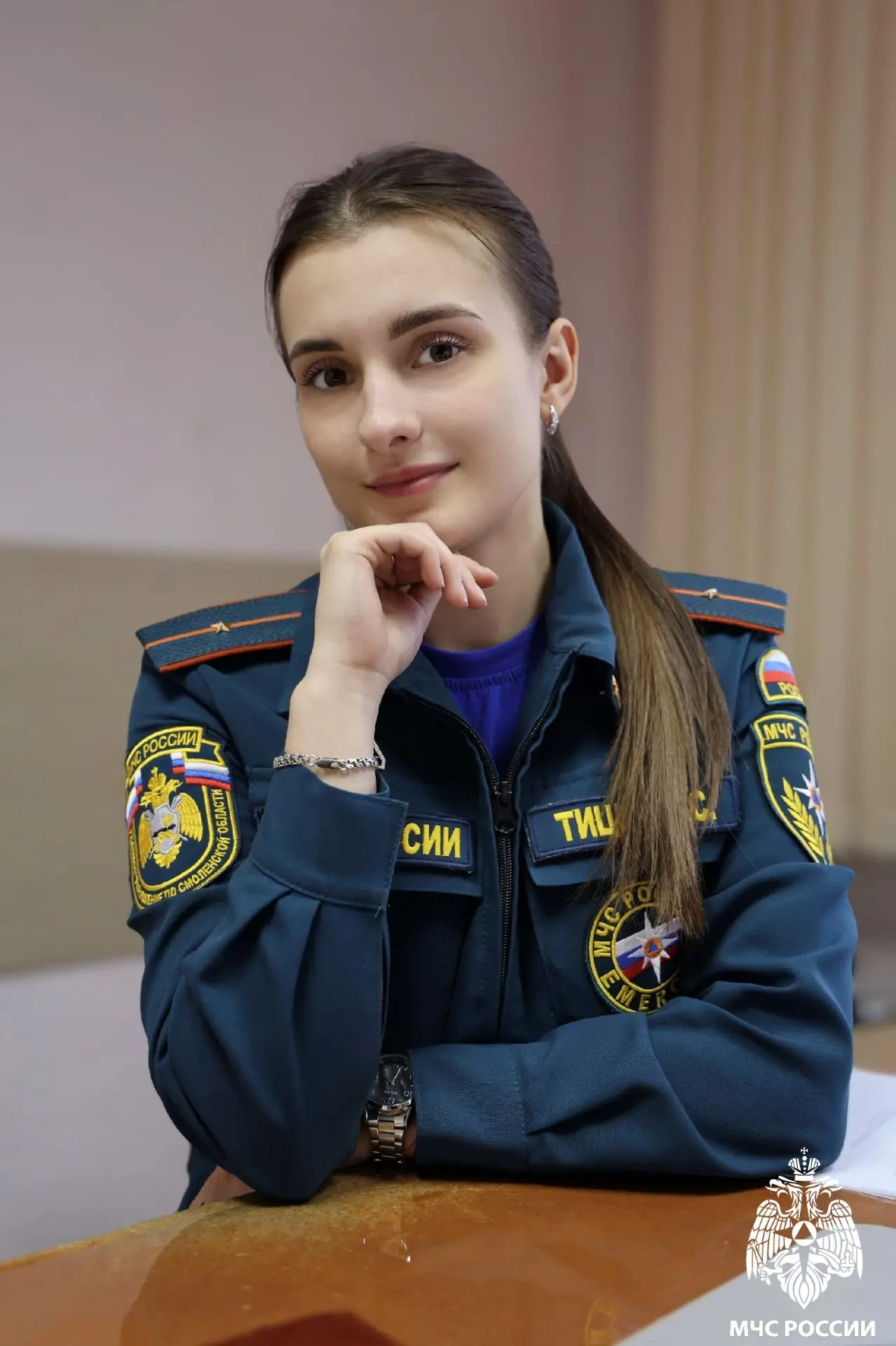 #ЛицаМЧС. "Доброе утро! Желаю, чтобы эти выходные стали временем для отдыха и новых впечатлений." - дознаватель отделения дознания отдела надзорной деятельности и профилактической работы города Смоленска Тицко Екатерина